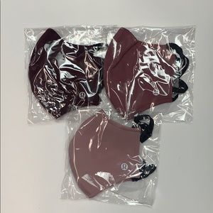 Lululemon Athletica Face Mask 3 pack